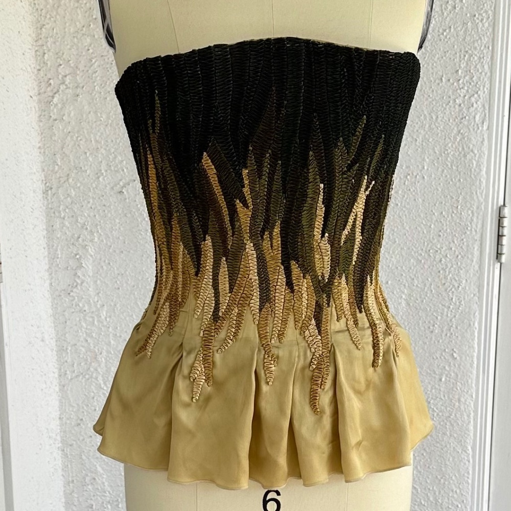 Spectacular Early Stella McCartney Chloe Soutache Corset Top